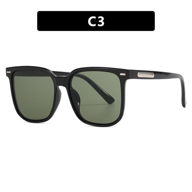 Sunglasses women's trend rice nails large frame round face thin sunglasses driving sunglasses