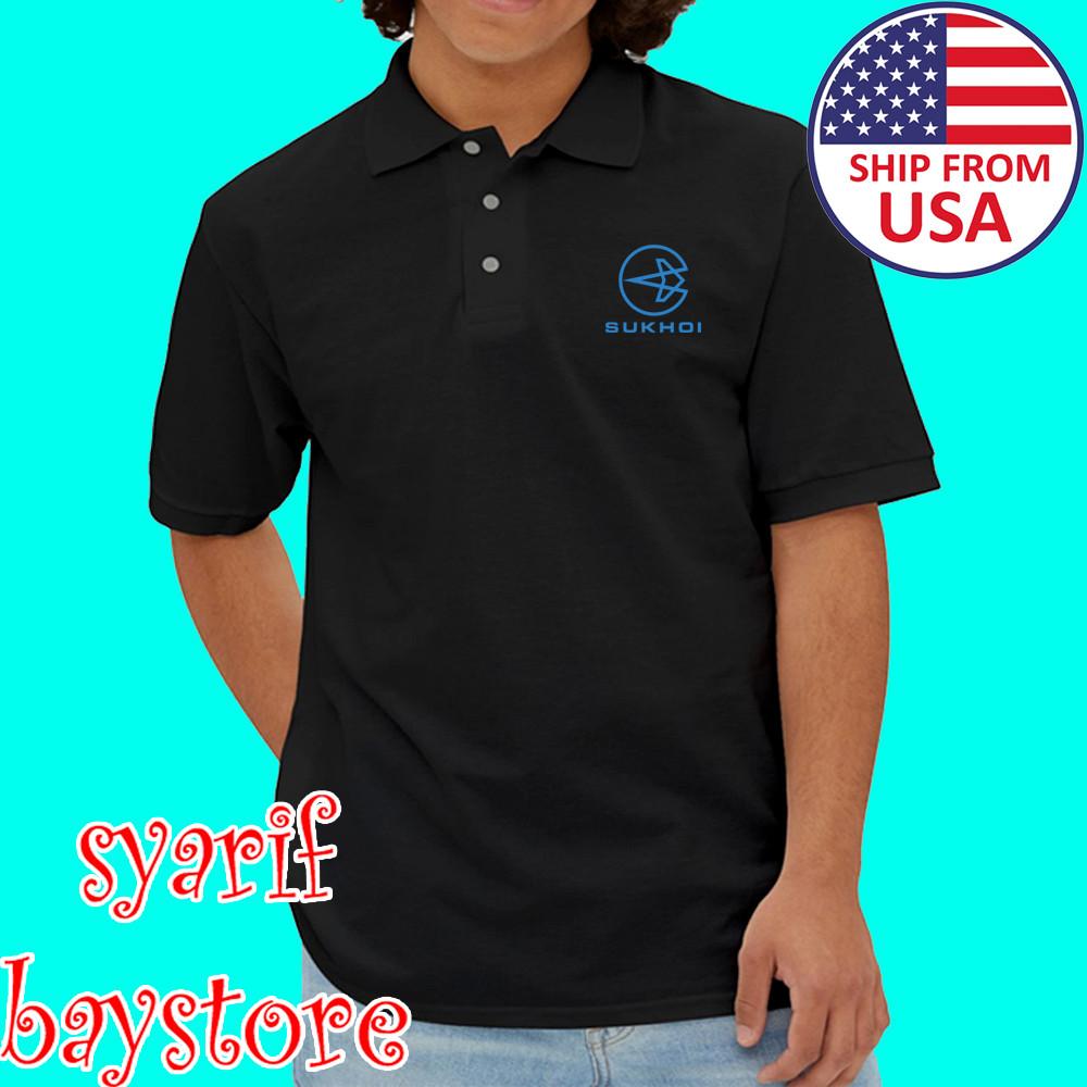 Sukhoi Russian Aircraft Men#039;s Black Size S to 3XL Unisex T-Shirt S