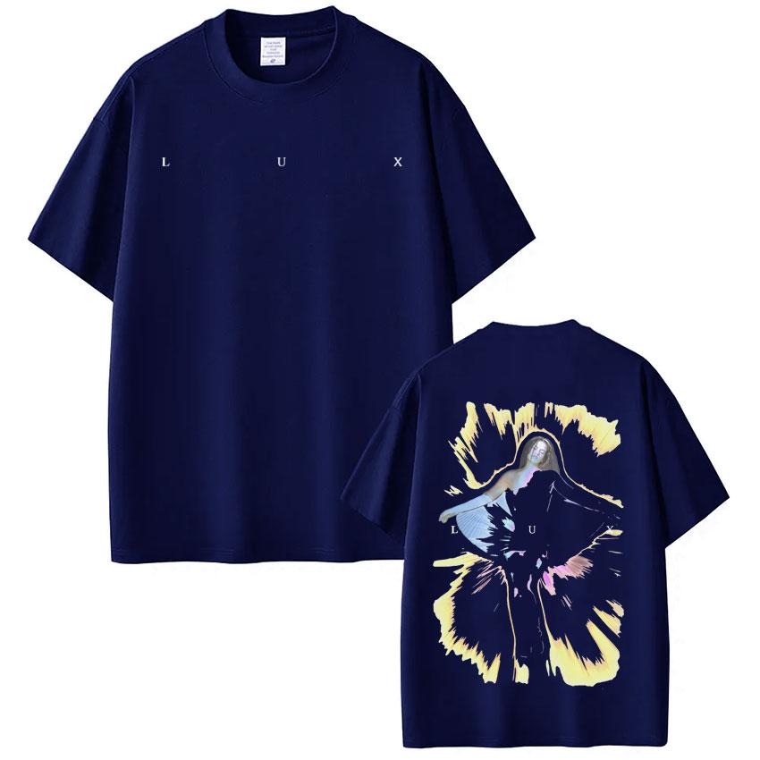 Rosalía LUX Photo Fashion Graphics Tshirt Unisex Women Aesthetics Cotton Tshirts Casual Harajuku Tshirts Fan Gifts