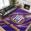 Crystal Velvet Rug Custom Name Text, Soft Non Slip Floor Mat Home DecorAnderlecht FC