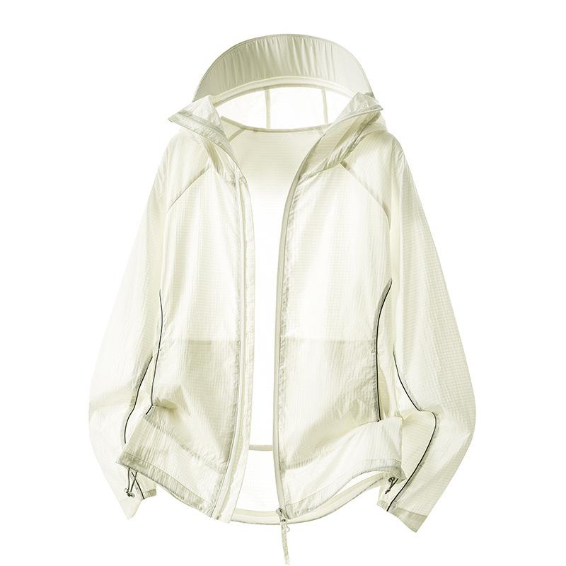 Mountain outdoor sunscreen clothing for men and women upf10 + night running cycling reflective sunscreen jacket summer light and breathable sunscreen