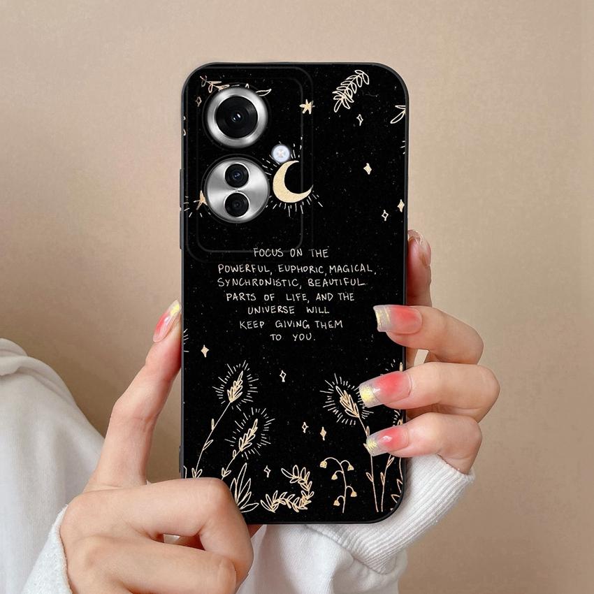 Sacs pour téléphone pour Oppo F25 Pro F23 Realme C20 C25 C30 C31 C33 C35 Narzo N53 N63 Motif Arbre de Coco de Plage Étui de Protection en Silicone Liquide pour Coque Oppo