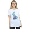 Disney Princess Womens/Ladies Cinderella Filled Silhouette Cotton Boyfriend T-Shirt