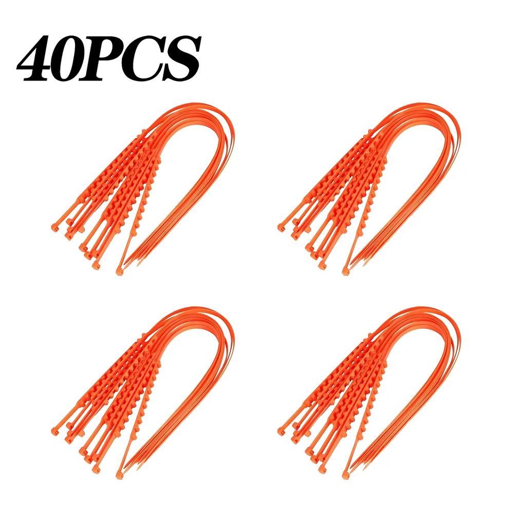 Winter Car Tire Chains Anti-Slip Snow Chains for Tires Emergency Road Safety Gear for Ice and Snow Driving Easy To Install Strap