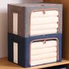 miflame Cotton Linen Foldable Storage Box