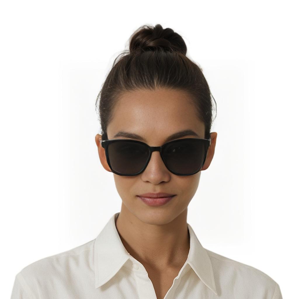Saint Laurent Round Sunglasses Unisex sunglasses Black SL-673/F