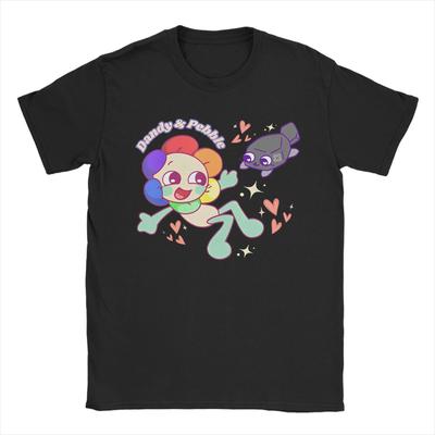 Streetwear Dandys World Birthday Game T Shirt Men's Round Neck Short Sleeve Tops Cotton Summer Tops Shirts