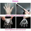 Clear Disposable Gloves Transparent Plastic Gloves Latex Free Food Prep Safe Gloves for Cooking Cleaning BBQ Kitchen Things