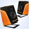 1/2Pcs Aluminum Alloy Desktop Speaker Stands Tilted Speaker Support  Bookshelf Desk
