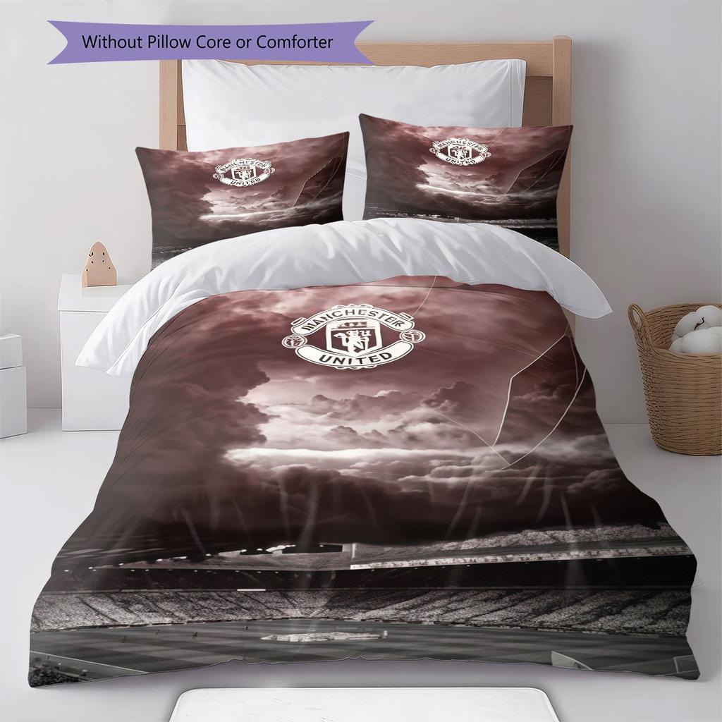 Thick MUFC Mat Bedding Quilt Set Quilt Cover Pillowcase Home Decoration Birthday Gift (1 * duvet cover + 2 * pillowcase, without core)