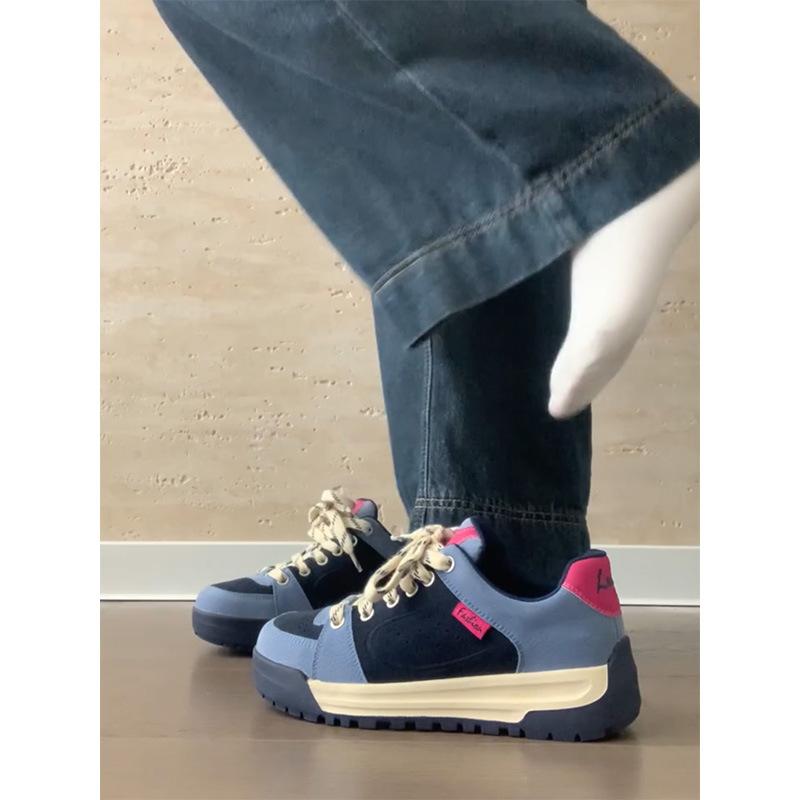 Niche retro platform German training board shoes women's ins tide 2025 spring and autumn new versatile sports and leisure bread shoes