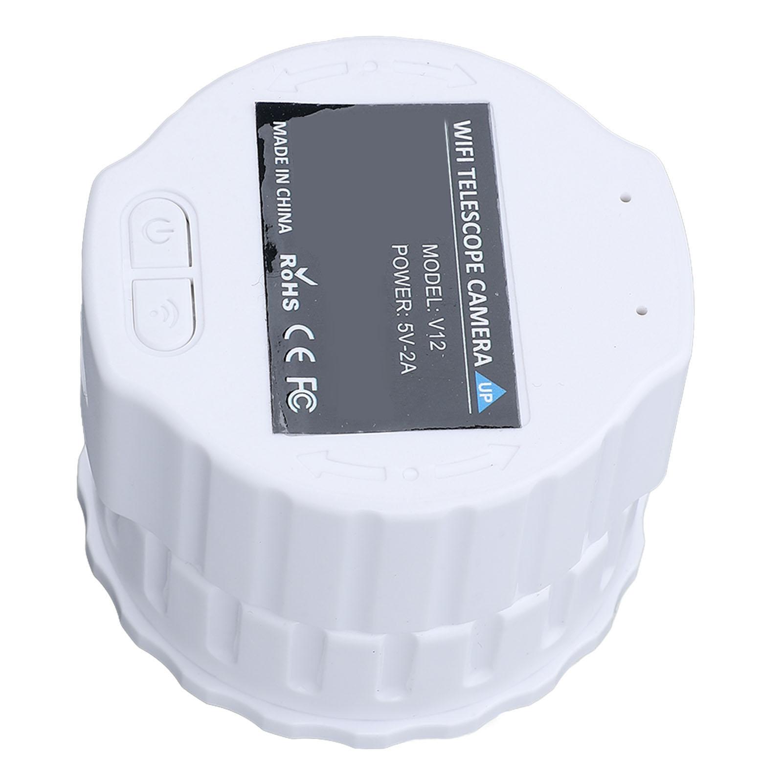 

WiFi Беспроводной Цифровой Окуляр 4МП Запись Видео 2K Встроенные WiFi Приложения Электронная Камера Окуляр для 1,18‑1,97 дюйма белый