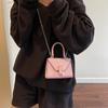 Chain mini exquisite handbag temperament fashionable and casual new summer solid color shoulder messenger bag