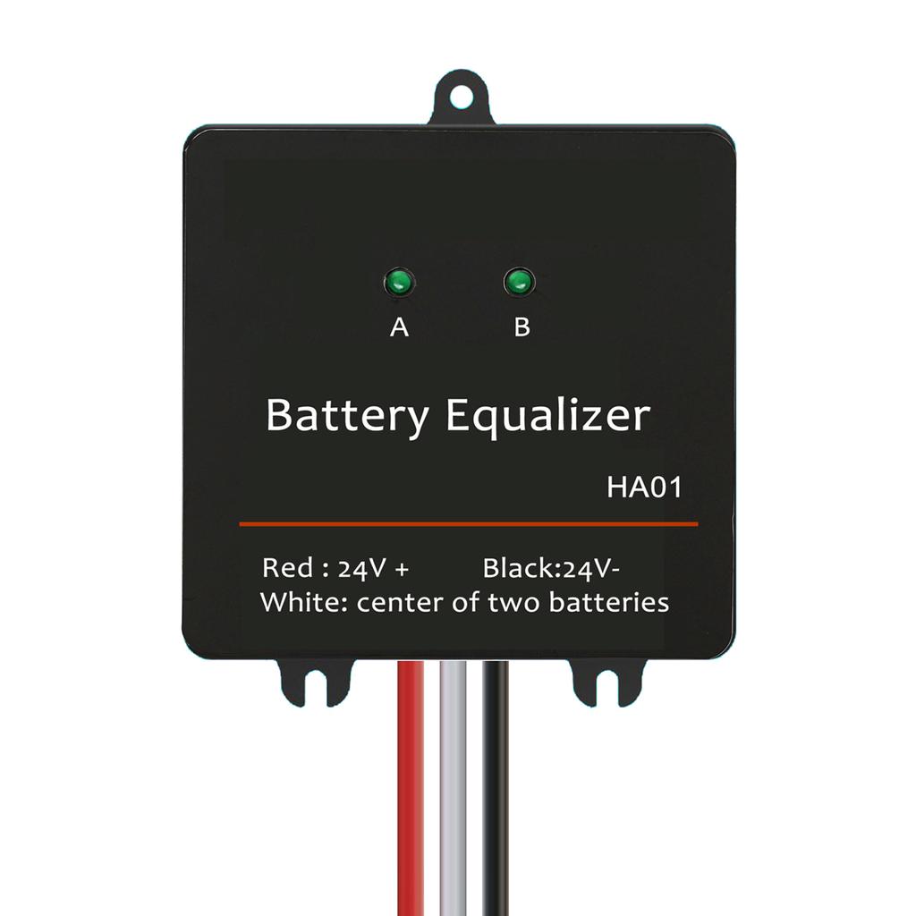 Batterien Spannungsausgleicher 24V Batterieausgleicher für Blei-Säure-Lithium-Batterie mit LED-Anzeige Batterieausgleicher