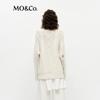 MO&Co. Embroidered Jacquard Lambswool Blend Sweater