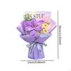 Crochet Flower Bouquet ,Artificial Flowers, Handmade, Knitted Tulips Mother's Day Decoration for