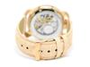Pierre Taramon Watch PT-5000-3 Pink Embossed Leather Belt Type Brass Case NEW