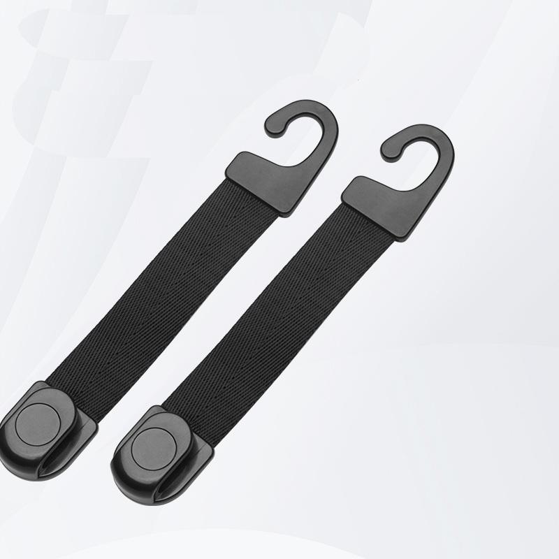 Auto Accessory Pack of 2, Car Headrest Hooks for Bag Storage, Back Seat Organizer Holder Clip Hangers
