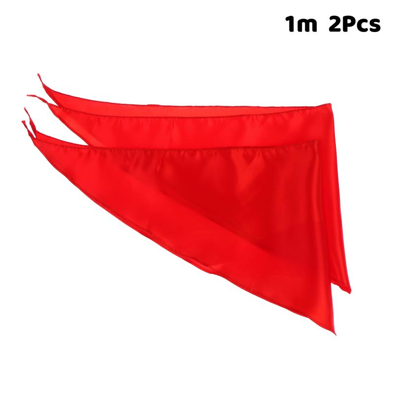 1/2/3/4Pcs Classic 1M 1.2M Triangle Towel Scarf China Style Gifts Red Tie Choker Young Pioneer Scarves School Supplies