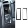 Carbon Center Console Air Vent Outlet Cover Trim Frame For Dodge Ram 1500 10-17