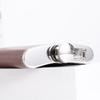 Changqi 8oz Stainless Steel Hip Flask with Brown Leather