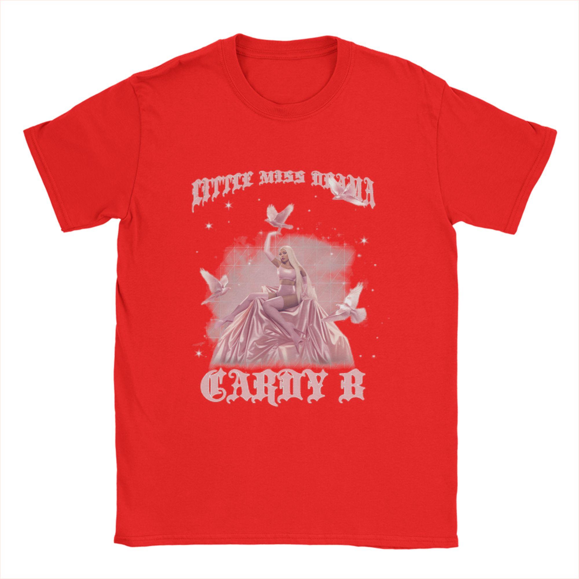 Cardi B Am I The Drama 2026 Art T Shirts Unisex Cotton Funny TShirts Round Collar  Tees Short Sleeve Tops Graphic Printed S