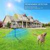 Outdoor Weatherproof Solar Powered Ultrasonic Animal Repeller with Flashing LED Light