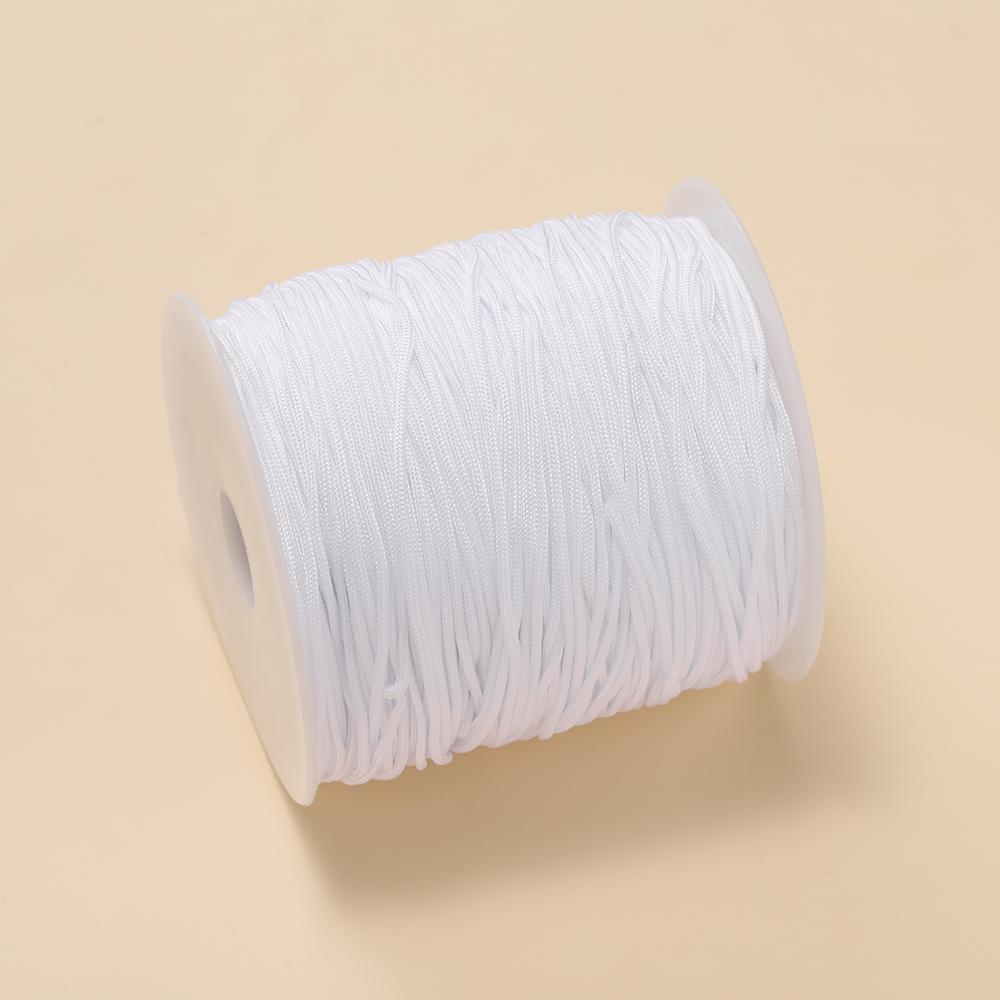 270m 1mm Colored Nylon Beading Cord Non-Stretch Jade Thread for DIY Jewelry Craft Bracelets Necklaces Accessories