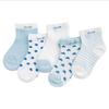 5 Pair=10PCS/lot Dot Kids Socks Summer Thin Comfortable Breathable Cotton Fashion Baby Socks Toddler Girls for 0~6 Year  New