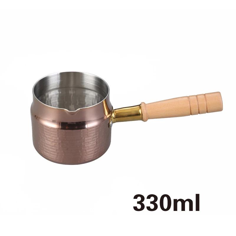 Choke Oil Pots Hot Oil Pan Butter Chocolate Melting Sauce Coffee Pot Milk Pot Panelas Small Pot Mini Stainless Steel Milk Pots