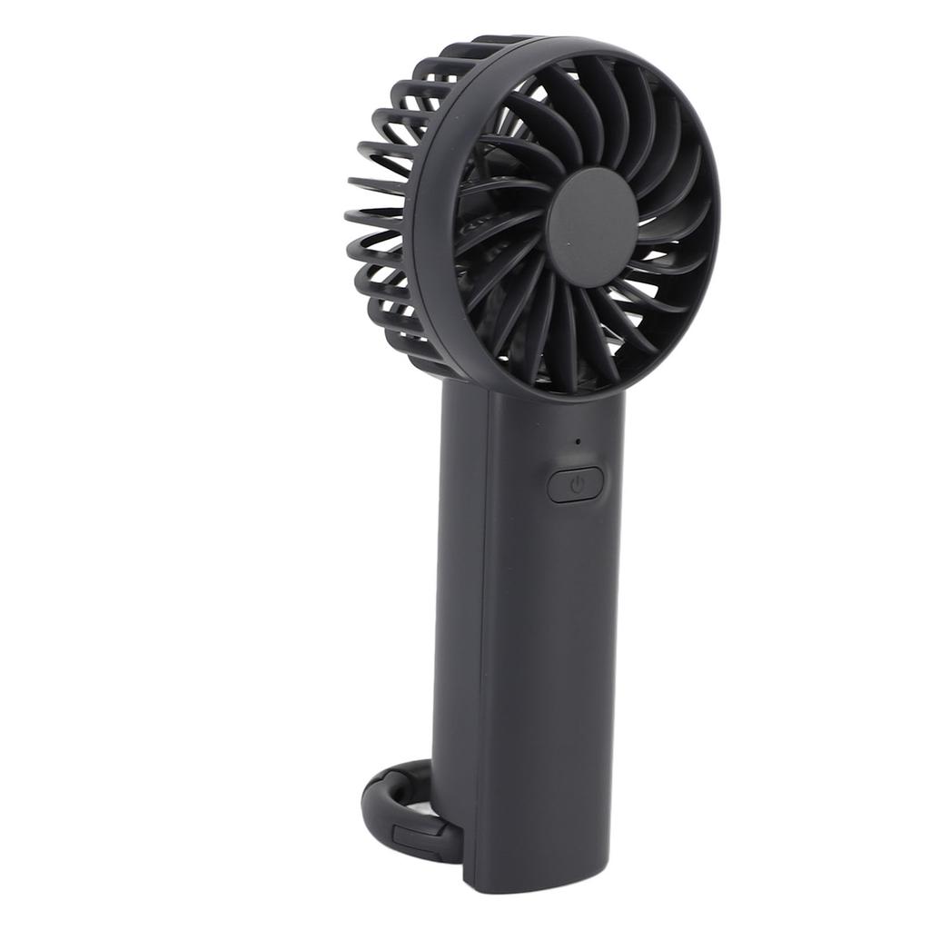 Handheld Portable Fan with Hook 3 Speed Silent Rechargeable Battery Lightweight Pocket Fan for