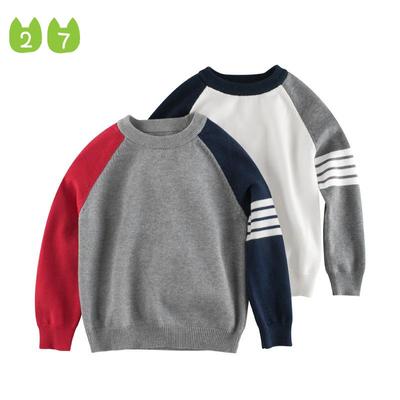 Children's Clothing Thickened Spring Clothing European and American Boys' Sweater Children's Sweater