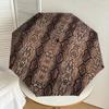 1pc Snake Print Pattern Umbrella Design Automatic Opening and Closing Umbrella, High-quality Travel Umbrella, Lightweight and Portable, -07