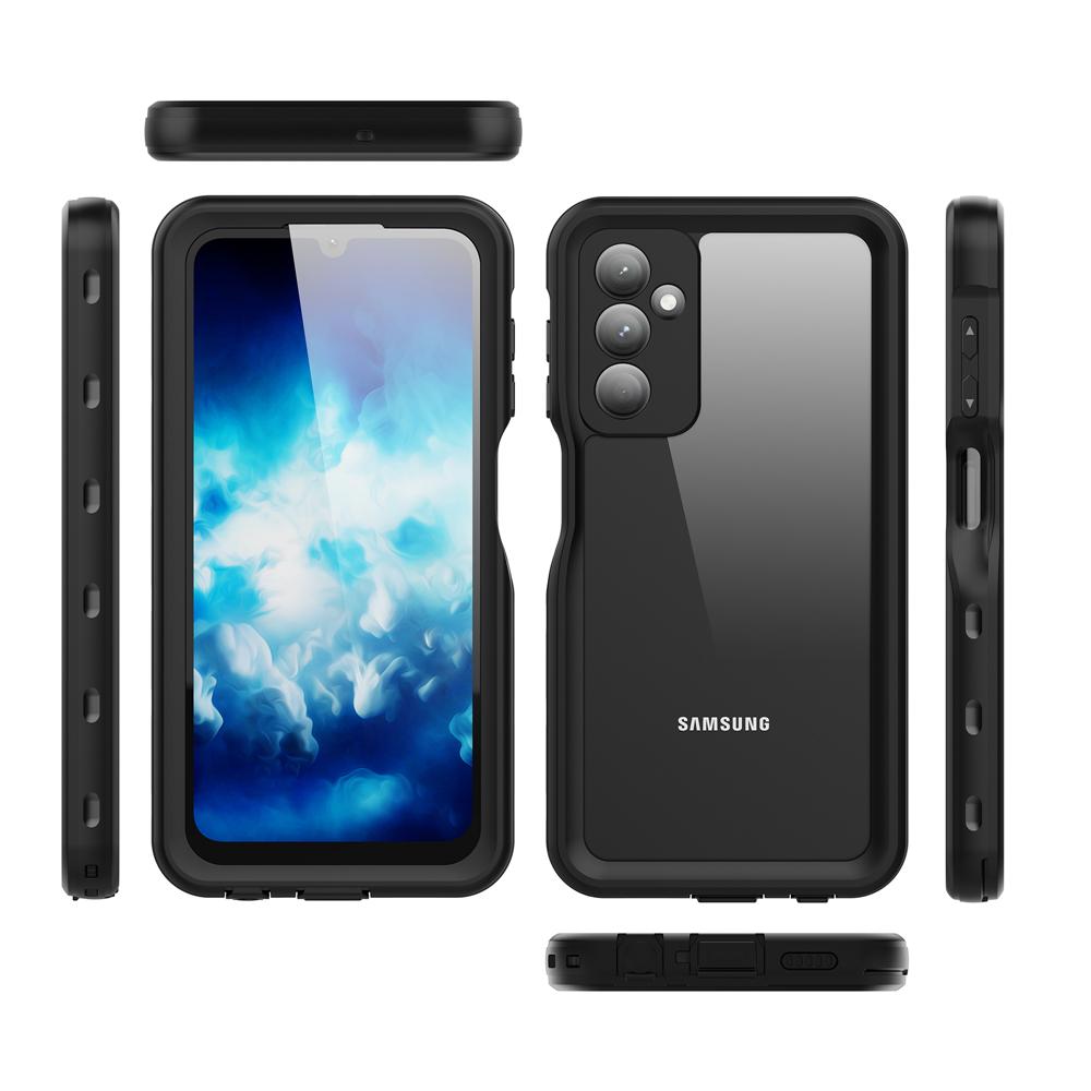 Pro Samsung Galaxy A25 Pouzdro na telefon 5G IP68 Vodotěsná pouzdra Podvodní průhledný 360 Shell nárazuvzdorný ochranný kryt Diving Funda