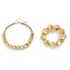 Salircon Minimalism Geometric CCB Beads Chain Choker Necklace Bracelets for Women Men 2026 Trend Punk Party Jewelry Set