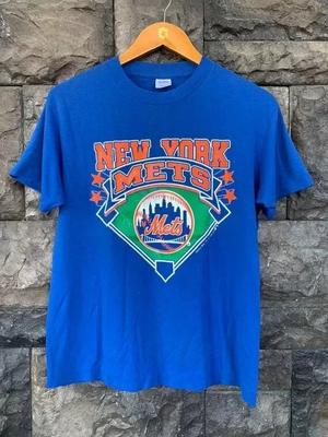 Vintage 80s New York Mets MLB Team Koningsblauw Shirt Heren Dames S-5XL Unisex T-shirt