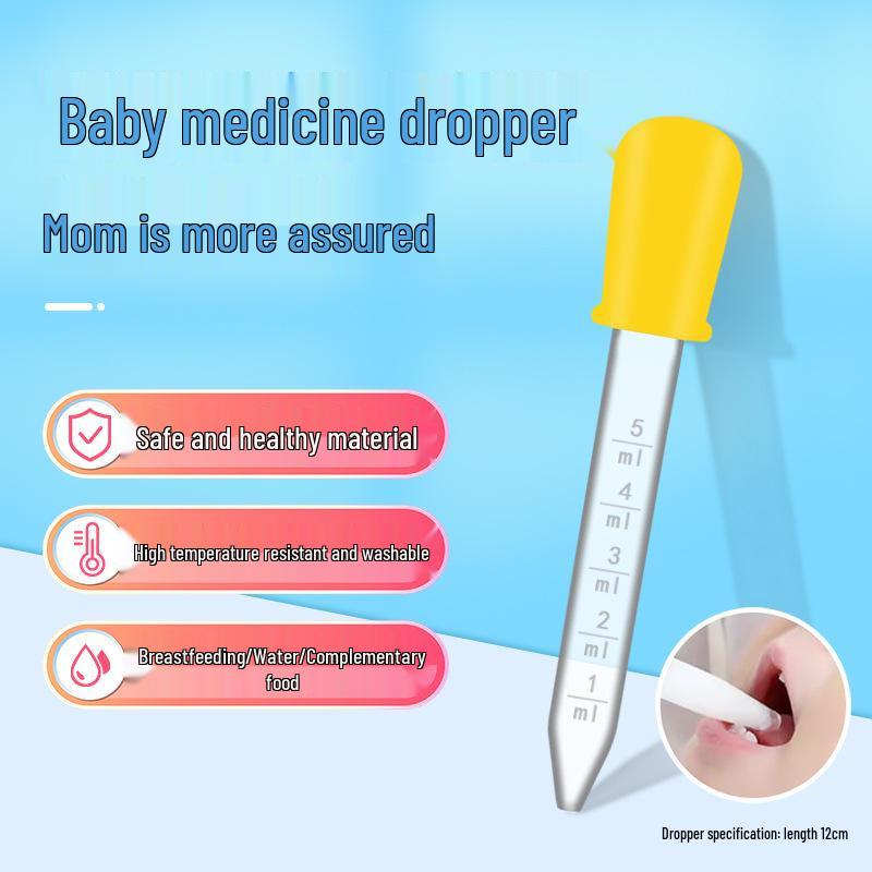 Children's Silicone 5ml Medicine Dropper & DIY Baking Tool with Scale