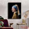Girl With A Pearl Earring Posters And Prints Wall Art Canvas Painting Pictures Hot Retro Style Aesthetic Room Decor Plakat