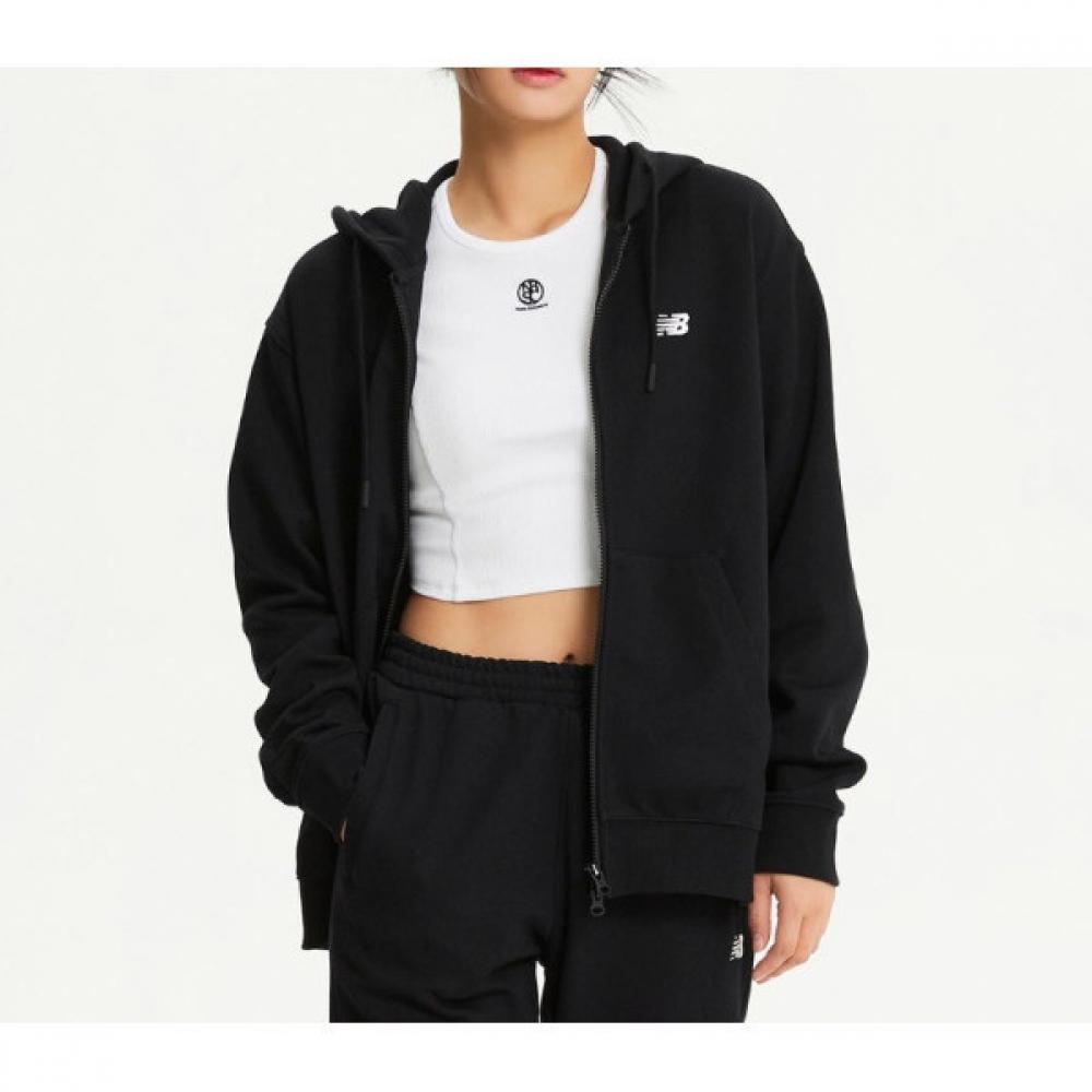 

New Balance Uni Ess Classic Hoodie Zip Up Top Semi Over Fi NBMDE41013 19/S