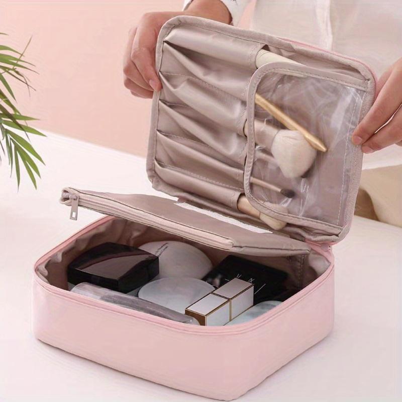 1pc Portable Cosmetic Bag, Gift for Valentine's Day for Travel Storage Bag, Makeup Bag, Cosmetic Bag, Vacation Organizer, Large Capacity