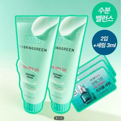 Tea Tree Cica Soothing Cream Plus 100ml X 2 Set