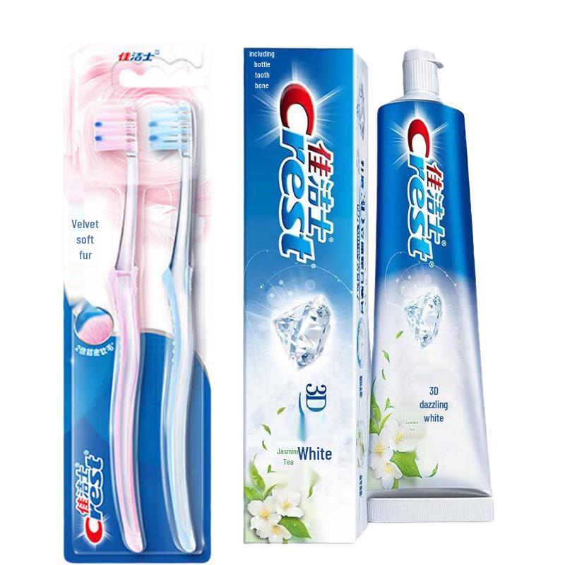 Набор Crest: Зубная щетка Gum Care и Зубная паста 3D White