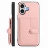 For iPhone 17 Case RFID Blocking Card Holder Kickstand TPU + PU Leather Phone Back Cover