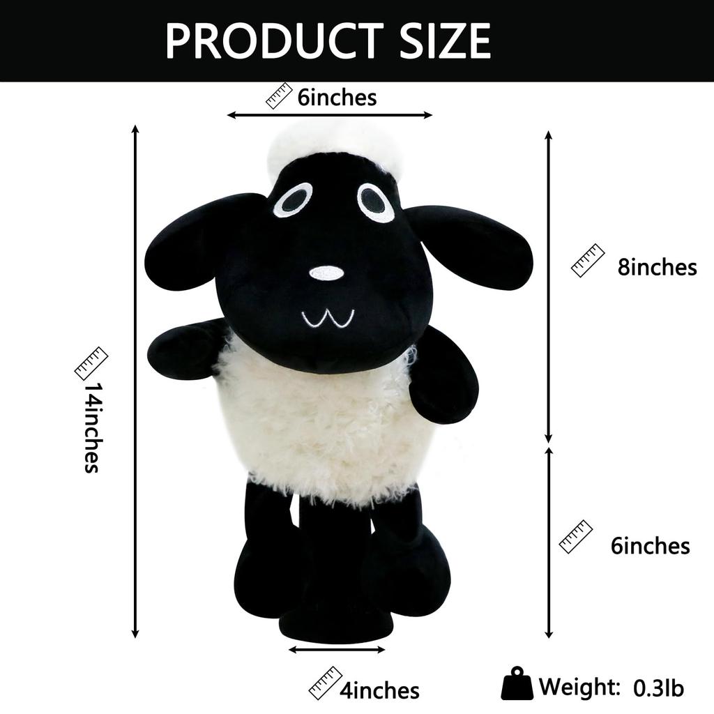 LeFeng Animal Golf Headcover, Funny Golf Headcover Collection for Driver Wood, Cute and Soft Golf Club Protector (Sheep Driver)