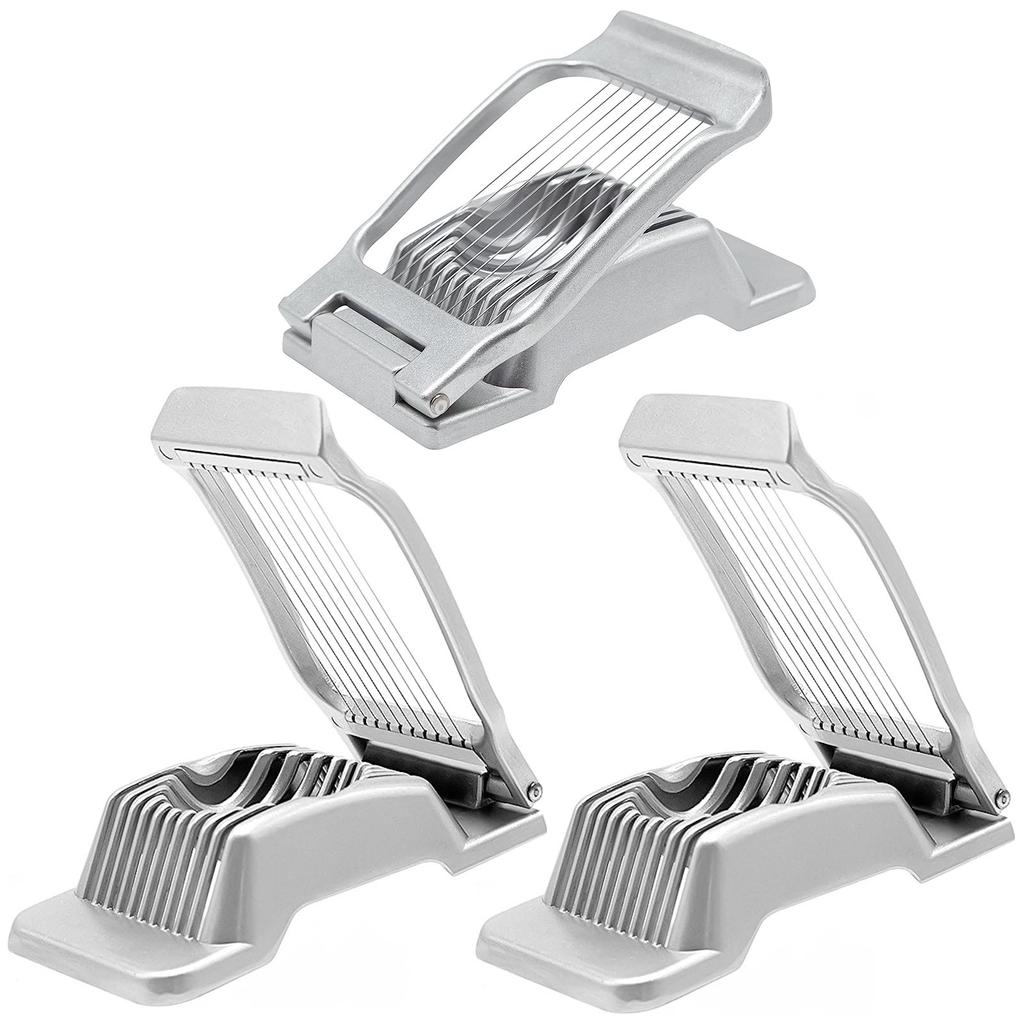 Egg Slicer Home Kitchen Egg Slicers Egg Cutter for Hard Boiled Eggs Strawberry Slicer Stainless Steel Wire Egg Dicer for Fruit
