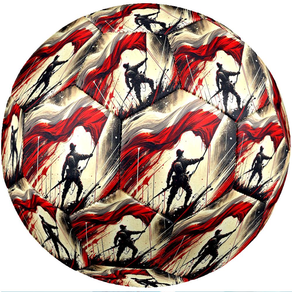 Poland Theme soccer ball Size 5 Soccer Ball Soft Touch Professional Training Football for Outdoor Sports
