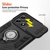 Magnetic Ring Shockproof Armor Case For Xiaomi 14T Pro 5G Slide Lens Protection Cover For Mi 13T PRO POCO X6PRO K70E 13T