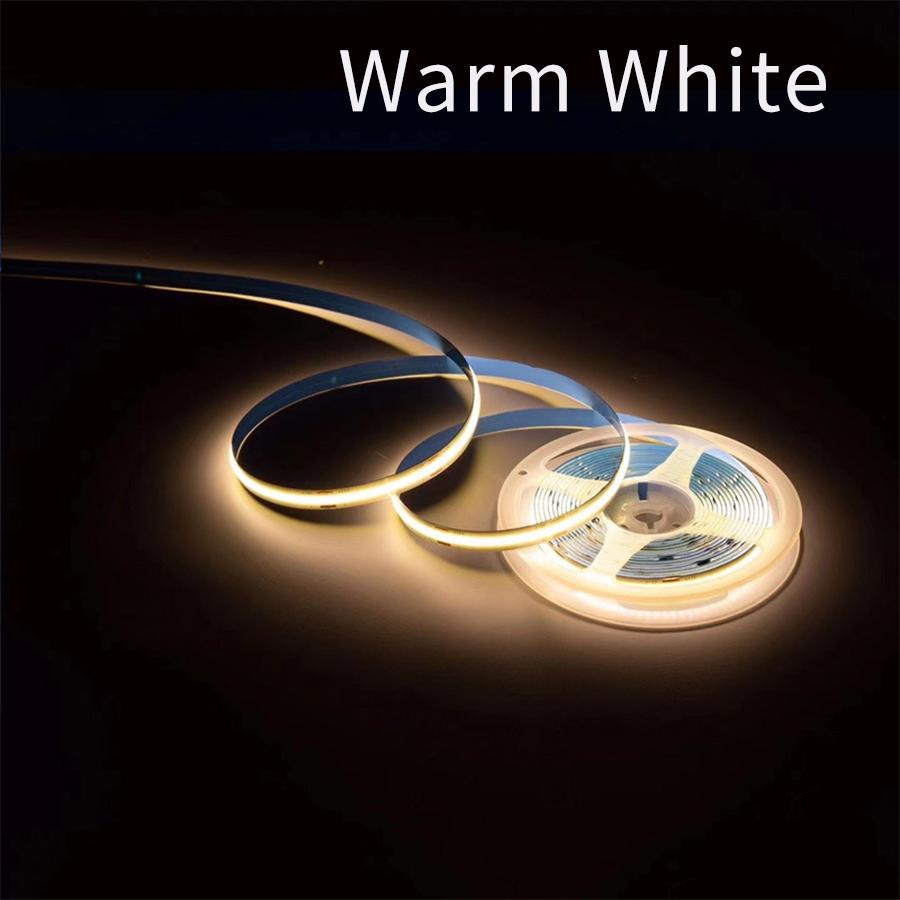 

Dimmable DC 24V 12V COB LED Strip Lights 8mm 320LEDs/M Flexible LED Tape Ribbon for Room Decor 3000K 4000K 6000K 10M 5M 3M 2M 1M DC 24V&1m теплый белый