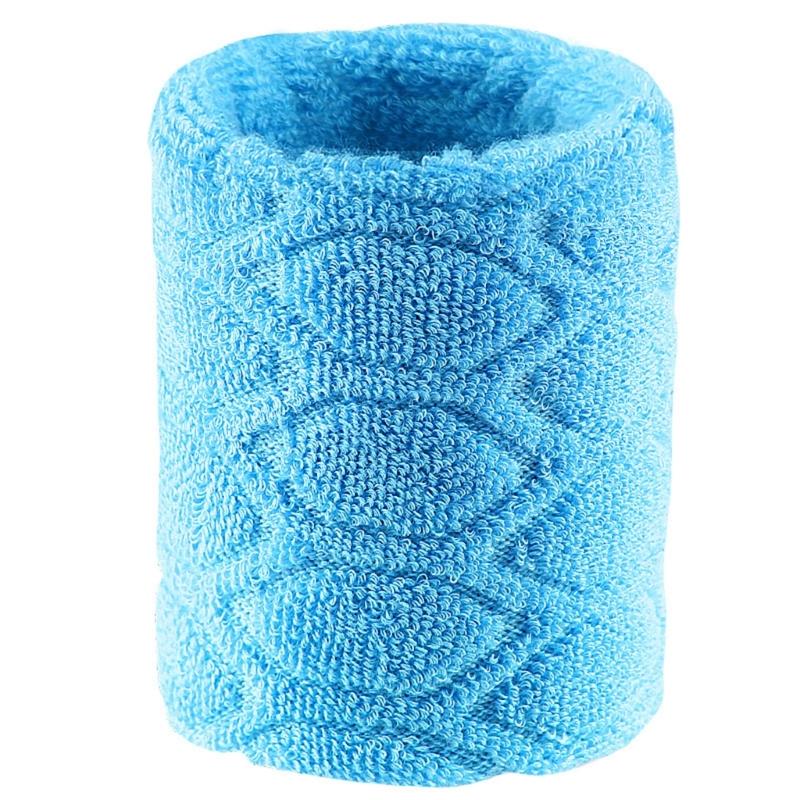 

Unisex Sport Wrist Band for Women Man Kid Absorbent Sweatband Wrist Sweatbands for Tennis Soccer Basketball Running Gym синий