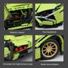 Cărămizi Model Tehnic Super Racing Mașină de Curse 1280PCS Blocuri de Construcție Model Oraș Vehicul Mecanic de Viteză Cadouri Băiat Copil Adult